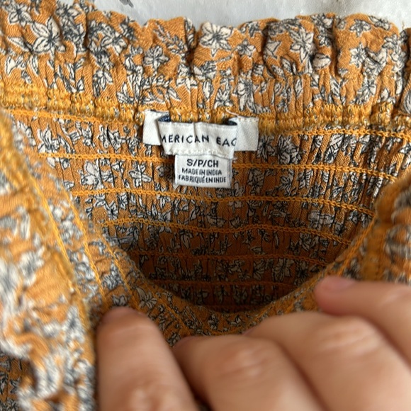 American eagle floral faux wrap dress - Picture 4 of 8